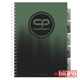 COOLPACK GRADIENT KOŁOZESZYT A4 GRASS
