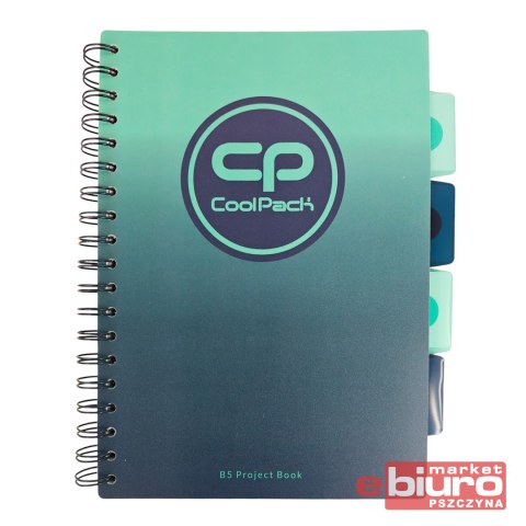 COOLPACK GRADIENT KOŁOZESZYT B5 BLUE LAGOON