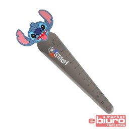 DISNEY BLACK - LINIJKA 12CM Z GŁÓWKĄ STITCH
