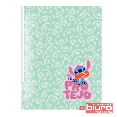 DISNEY FASHION TECZKA CLEAR BOOK 20 WZÓR 2 STITCH