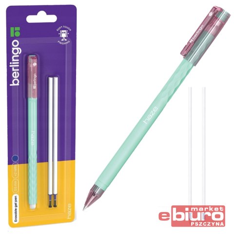 DŁUGOPIS WYMAZYWALNY HAZE MIĘTOWY + 2 WKŁ BERLINGO