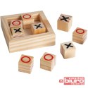 DREWNIANA GRA KÓŁKO I KRZYŻYK W SKRZYNCE NORIMPEX