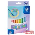 FLAMASTRY PISAKI 12 KOLORÓW PASTELOWYCH ASTRA