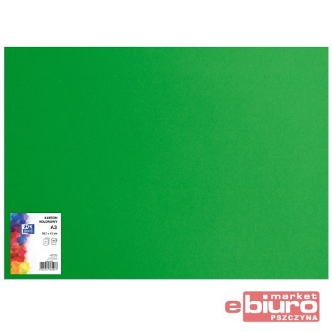 KARTON OXF A3 160G 68 ZIELONY