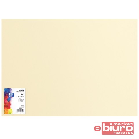 KARTON OXF B2 225G 12 KREMOWY