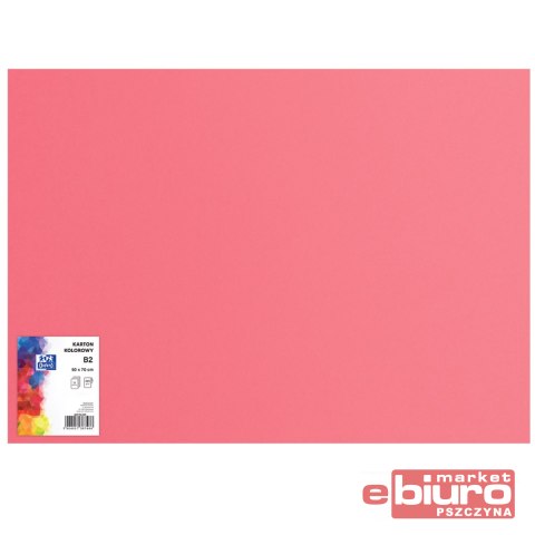 KARTON OXF B2 225G 22 RÓŻOWY
