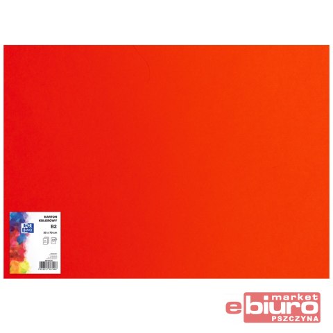 KARTON OXF B2 225G 28 CZERWONY