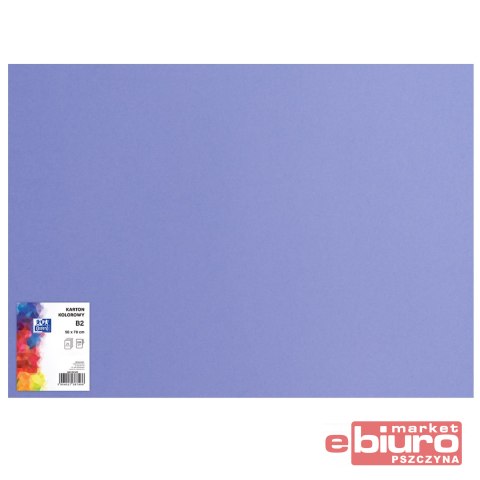KARTON OXF B2 225G 86 PURPUROWY