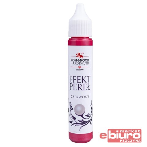 PISAK DO ZDOBIEŃ 3D EFEKT PEREŁ 30ML CZERWONY KIN
