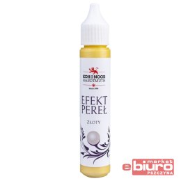 PISAK DO ZDOBIEŃ 3D EFEKT PEREŁ 30ML ZŁOTY KIN