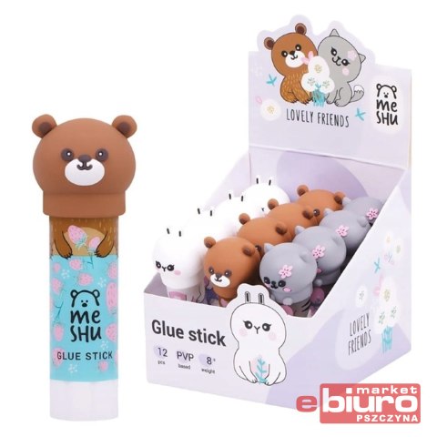 KLEJ W SZTYFCIE ANIMALS 8G MIX WZORÓW MESHU