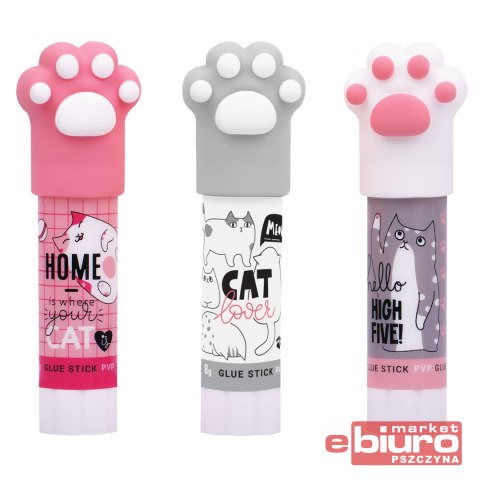 KLEJ W SZTYFCIE CATS 8G MIX WZORÓW MESHU