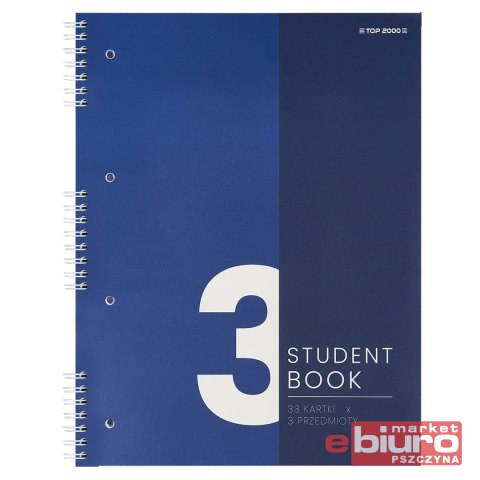 KOŁOZESZYT TOP 2000 STUDENT BOOK A4 100K 400179523