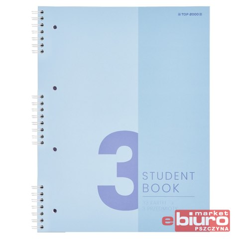 KOŁOZESZYT TOP 2000 STUDENT BOOK A4 100K 400179523