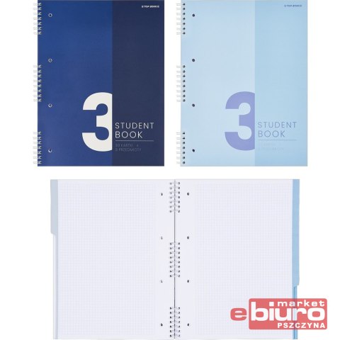 KOŁOZESZYT TOP 2000 STUDENT BOOK A4 100K 400179523