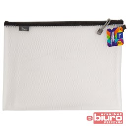 KOPERTA Z SUWAKIEM METALOWYM A4 BIAŁA TETIS