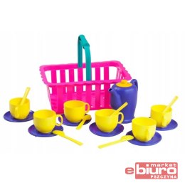 KOSZYK PIKNIKOWY ZESTAW KAWOWY DLA DZIECI