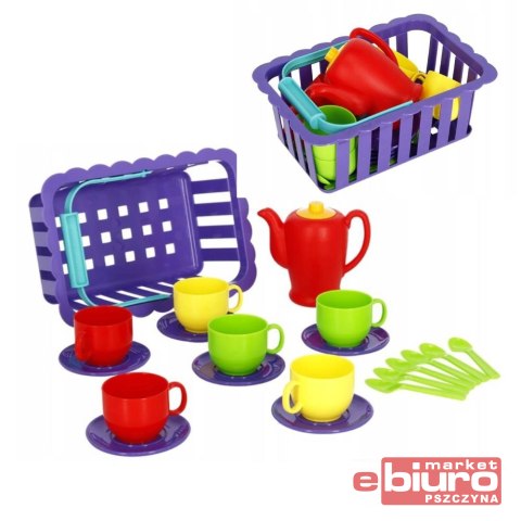 KOSZYK PIKNIKOWY Z NACZYNIAMI 5007