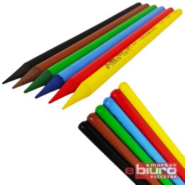 KREDKI PROGRESSO 6 KOLORÓW 8755