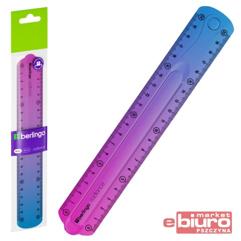 LINIJKA RADIANCE 20CM 289700 GRADIENT RÓŻ NIEB BER