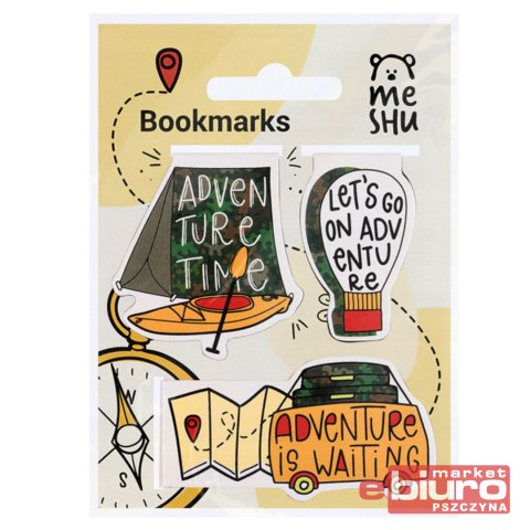 MAGNETYCZNE ZAKŁADKI DO KSIĄŻEK ADVENTURE A'3 MESH