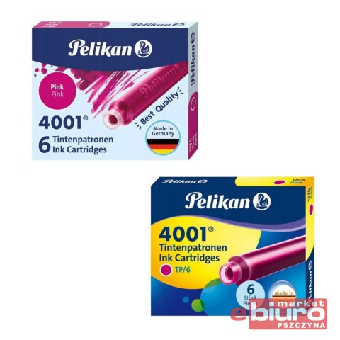 NABOJE PELIKAN TP/6 RÓŻOWE