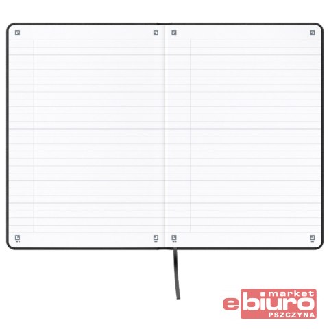 NOTATNIK OXFORD SIGNATURE A5 80K W LINIE CZARNY