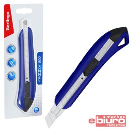 NÓŻ BIUROWY RAZZOR 200 18MM NIEBIESKI BERLINGO
