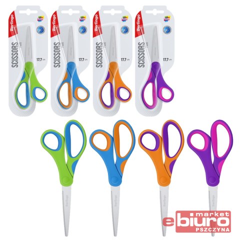 NOŻYCZKI FUZE 17,7CM MIX KOL BERLINGO