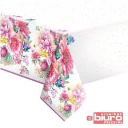 OBRUS PAPIEROWY KWIATY POL-MAK