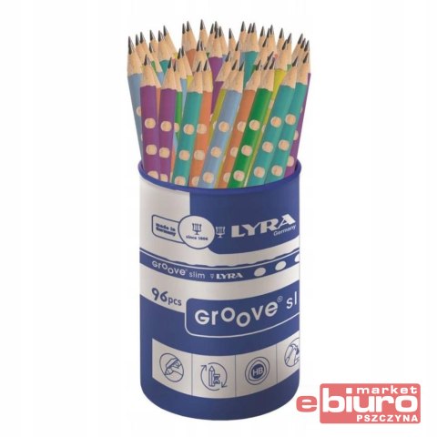 OŁÓWEK HB GROOVE LYRA SLIM PASTELOWE MIX 1763961