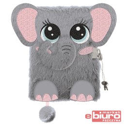 PAMIĘTNIK Z KŁÓDKĄ WŁOCHACZ A5 96K MLF ELEPHANT