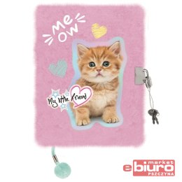 PAMIĘTNIK Z KŁÓDKĄ WŁOCHACZ A5 96K MLF PASTEL KITT