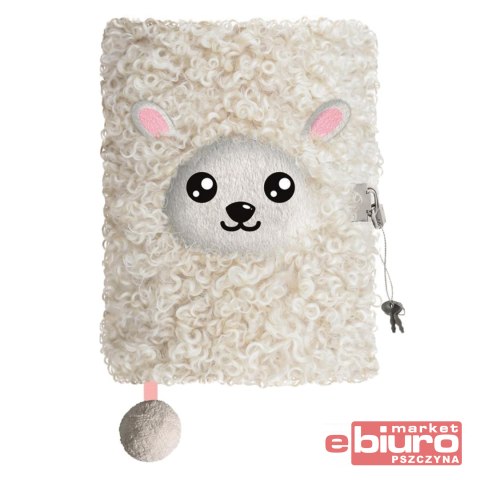 PAMIĘTNIK Z KŁÓDKĄ WŁOCHACZ A5 96K MLF SHEEP