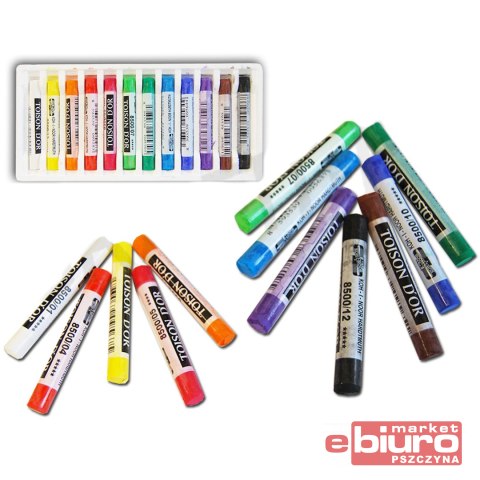 PASTELE SUCHE 12 KOLORÓW KOH-I-NOOR OISON DOR 8512