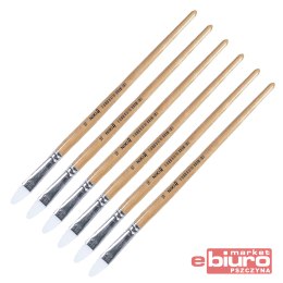 PĘDZLE NYLONOWE KOCI JĘZYK NIKI4 NR16 A'6