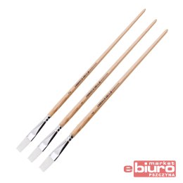 PĘDZLE NYLONOWE PŁASKIE NIKI14 KPL. 0068/2+4+6