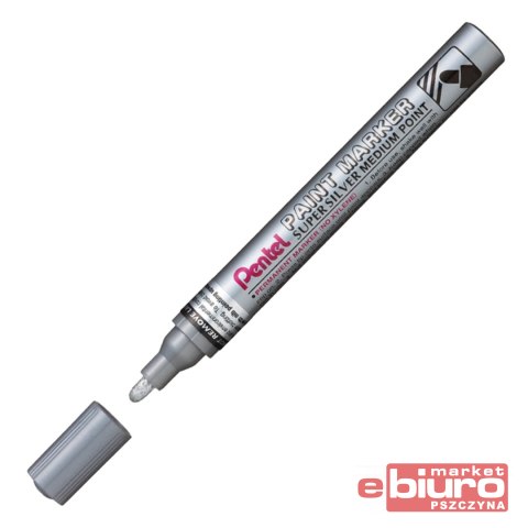 PENTEL MARKER OLEJOWY MMP 10 SREBRNY