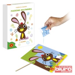 PIASKOWE MALOWANKI WIELKANOCNY ZAJĄCZEK ALEXANDER