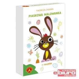 PIASKOWE MALOWANKI WIELKANOCNY ZAJĄCZEK ALEXANDER