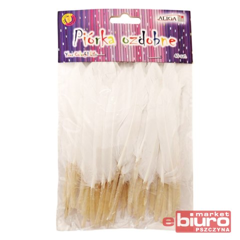 PIÓRKA P-6562 A'40 15CM BIAŁY KOLOR ALIGA