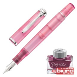 PIÓRO WIECZNE M205 F ROSE QUARTZ SET ETUI PELIKAN