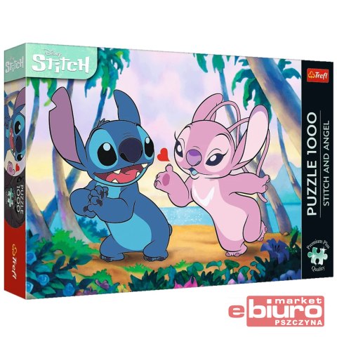 PUZZLE 1000 PREMIUM PLUS STITCH&ANGEL TREFL