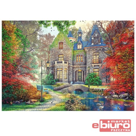PUZZLE 1500 JESIENNY DWOREK TREFL