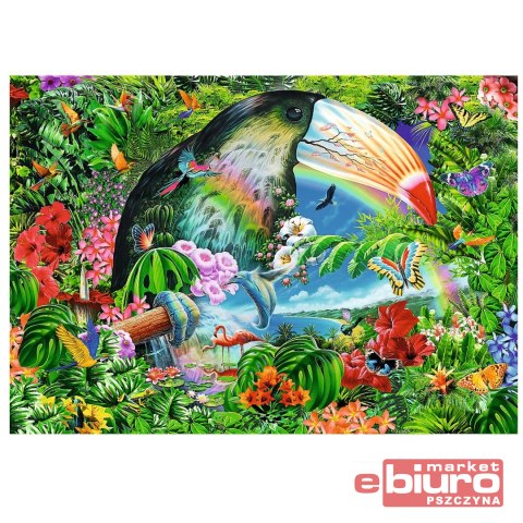 PUZZLE SPIRAL 1040 TROPIKALNE ZWIERZETA 40014 TREF