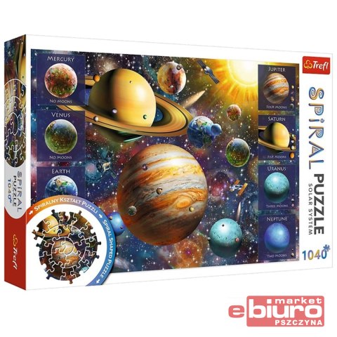 PUZZLE SPIRAL 1040 UKŁAD SŁONECZNY 40013 TREFL