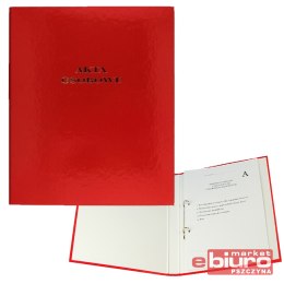 TECZKA AKTA OSOBOWE A4/32/2R CZERWONA BARBARA