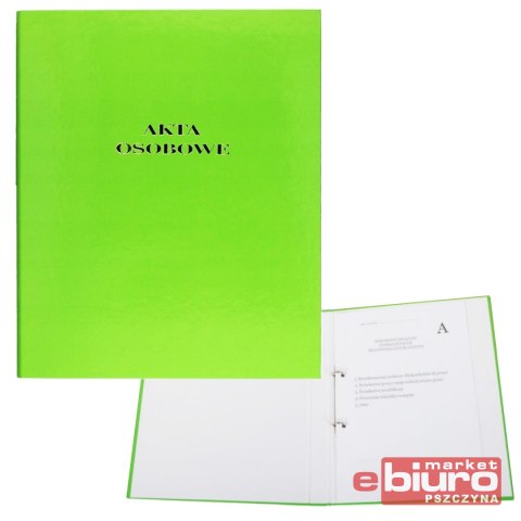 TECZKA AKTA OSOBOWE A4/32/2R ZIELONA BARBARA