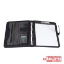 TECZKA SKÓRZANA ORGANIZER KALKULATOR A4 718 CZARNA ANTRA