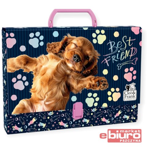 TECZKA TWARDA Z RĄCZKĄ CLEO I FRANK 44 PIES DERFOR